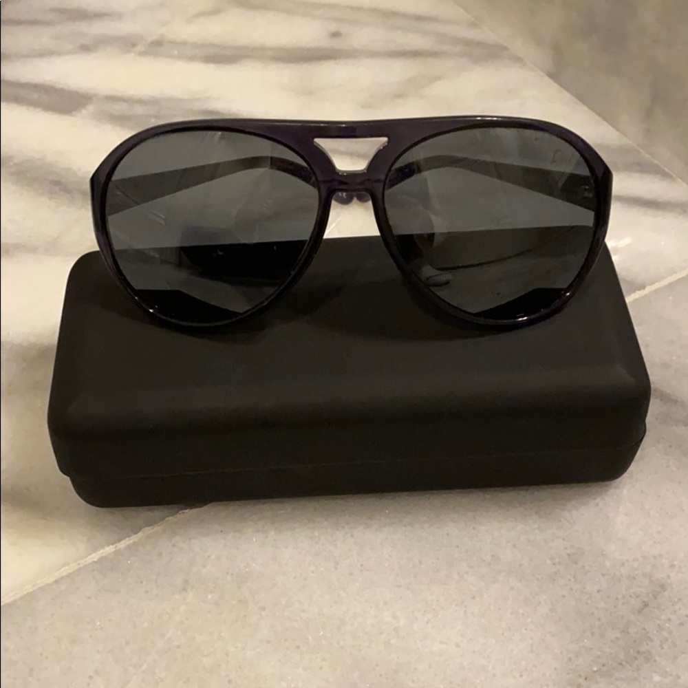 Black Aviator Tory Burch Sunglasses